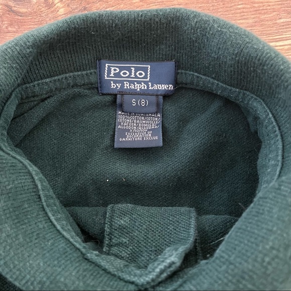 {preloved} Boy’s Green Polo by Ralph Lauren Kids Polo - Picture 5 of 5